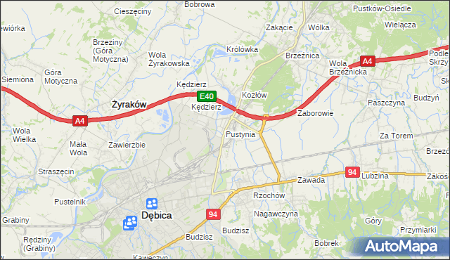 mapa Pustynia, Pustynia na mapie Targeo