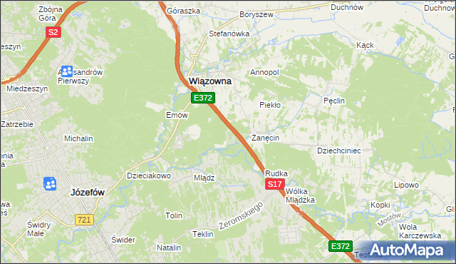 mapa Radiówek, Radiówek na mapie Targeo