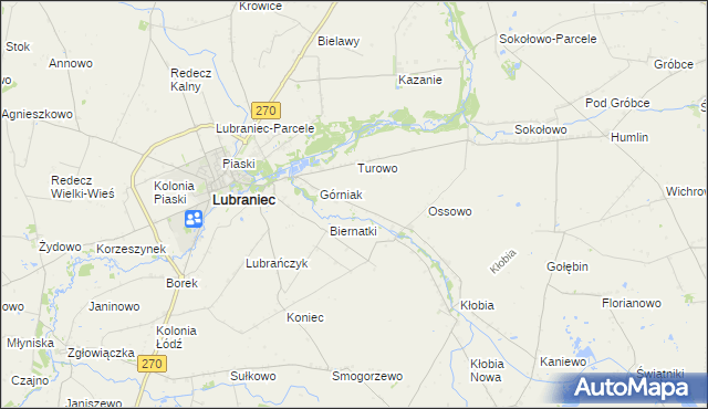 mapa Siarczyce, Siarczyce na mapie Targeo