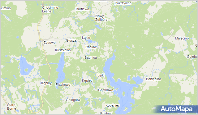 mapa Czyżewo gmina Polanów, Czyżewo gmina Polanów na mapie Targeo