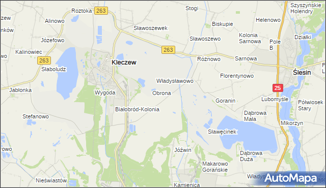 mapa Helenowo gmina Kleczew, Helenowo gmina Kleczew na mapie Targeo