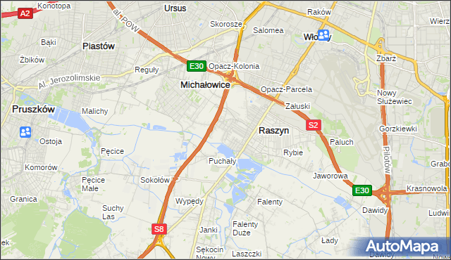 mapa Nowe Grocholice, Nowe Grocholice na mapie Targeo