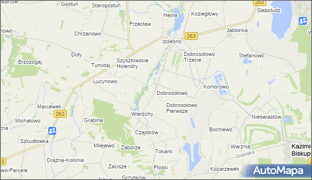 mapa Dobrosołowo, Dobrosołowo na mapie Targeo