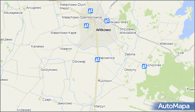 mapa Mąkownica, Mąkownica na mapie Targeo