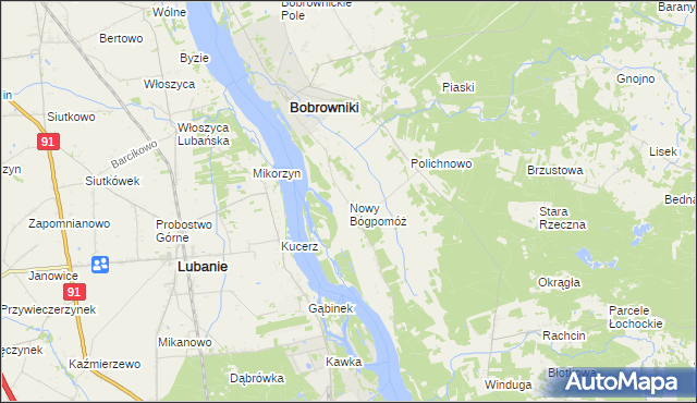 mapa Nowy Bógpomóż, Nowy Bógpomóż na mapie Targeo