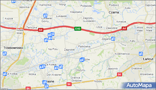 mapa Palikówka, Palikówka na mapie Targeo