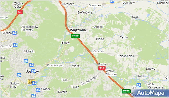 mapa Radiówek, Radiówek na mapie Targeo