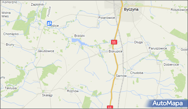 mapa Kochłowice, Kochłowice na mapie Targeo