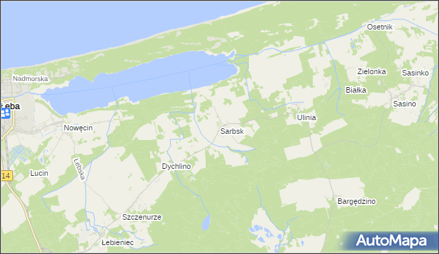 mapa Sarbsk, Sarbsk na mapie Targeo