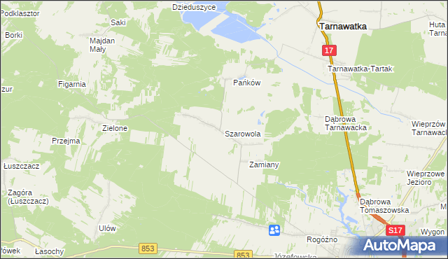 mapa Szarowola, Szarowola na mapie Targeo