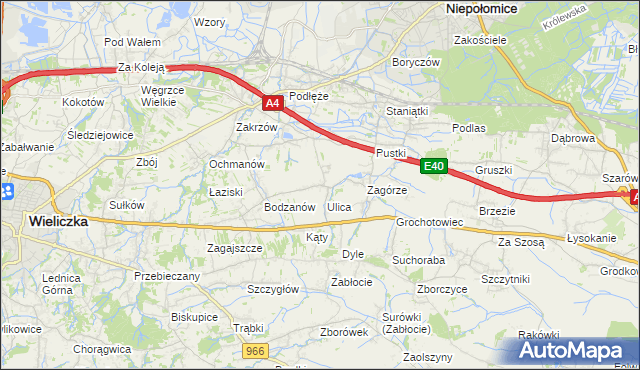 mapa Słomiróg, Słomiróg na mapie Targeo