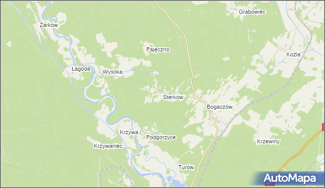 mapa Sterków, Sterków na mapie Targeo