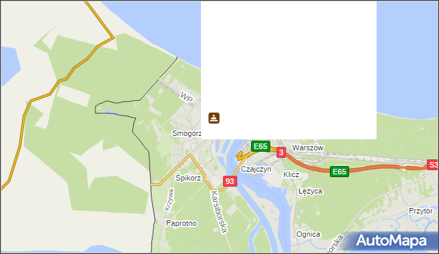 mapa Świnoujście, Świnoujście na mapie Targeo