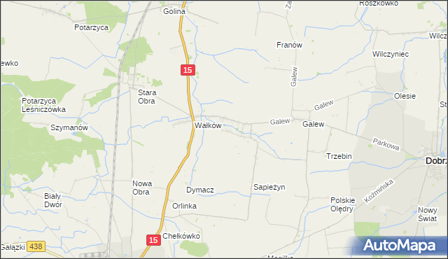 mapa Borzęcice, Borzęcice na mapie Targeo