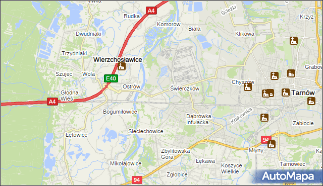 mapa Kępa Bogumiłowicka, Kępa Bogumiłowicka na mapie Targeo