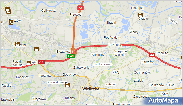 mapa Kokotów, Kokotów na mapie Targeo