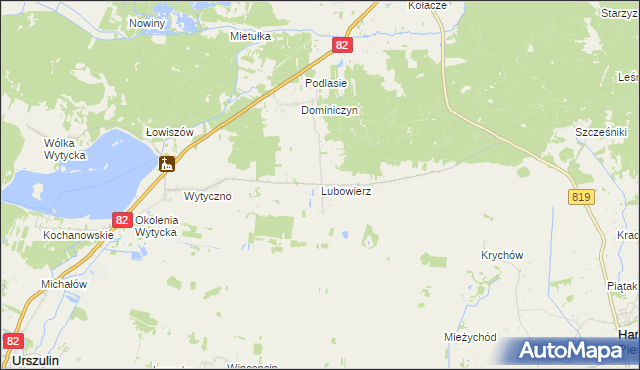 mapa Lubowierz, Lubowierz na mapie Targeo