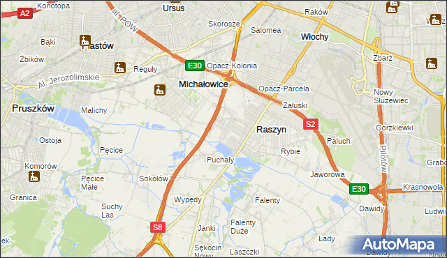 mapa Nowe Grocholice, Nowe Grocholice na mapie Targeo
