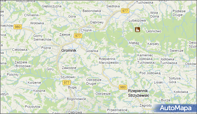 mapa Rzepiennik Marciszewski, Rzepiennik Marciszewski na mapie Targeo