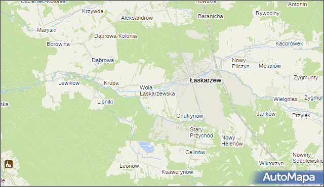 mapa Sośninka, Sośninka na mapie Targeo