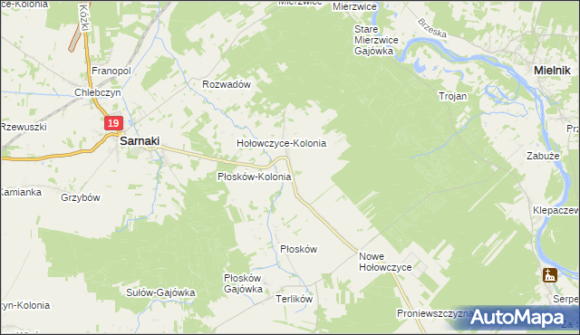 mapa Stare Hołowczyce, Stare Hołowczyce na mapie Targeo