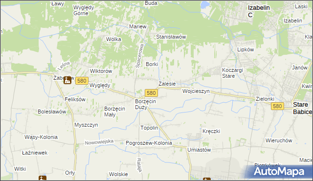 mapa Wierzbin, Wierzbin na mapie Targeo