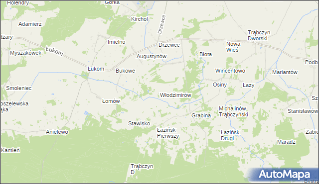 mapa Włodzimirów, Włodzimirów na mapie Targeo