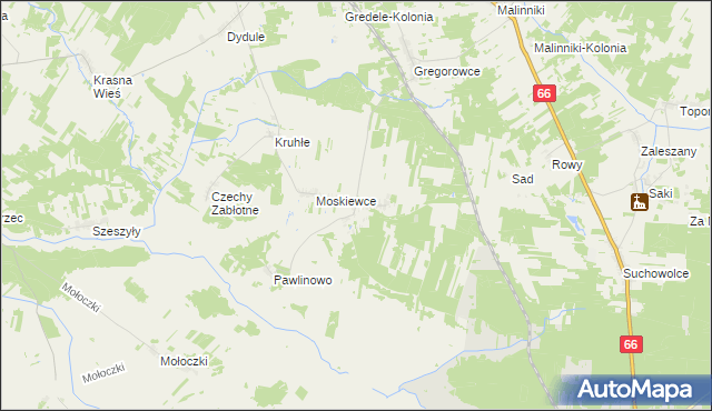 mapa Wólka Wygonowska, Wólka Wygonowska na mapie Targeo