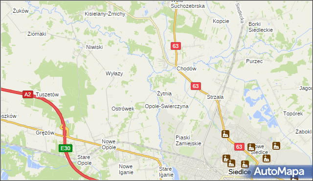 mapa Żytnia, Żytnia na mapie Targeo