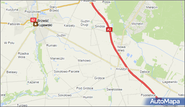 mapa Kolonia Dębice, Kolonia Dębice na mapie Targeo