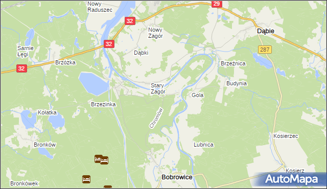 mapa Chromów, Chromów na mapie Targeo