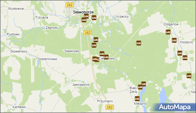 mapa Ciechnowo, Ciechnowo na mapie Targeo