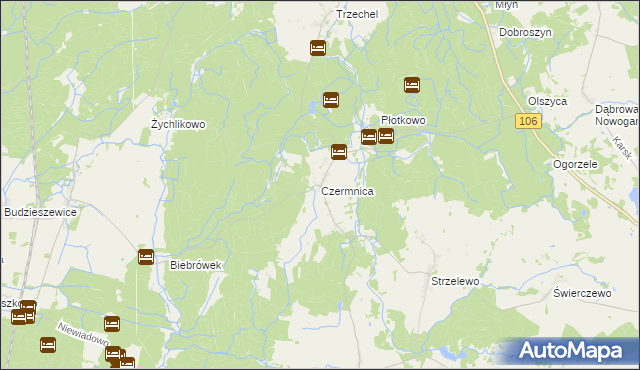 mapa Czermnica, Czermnica na mapie Targeo