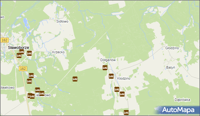 mapa Dołganów, Dołganów na mapie Targeo