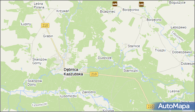 mapa Dudzicze, Dudzicze na mapie Targeo