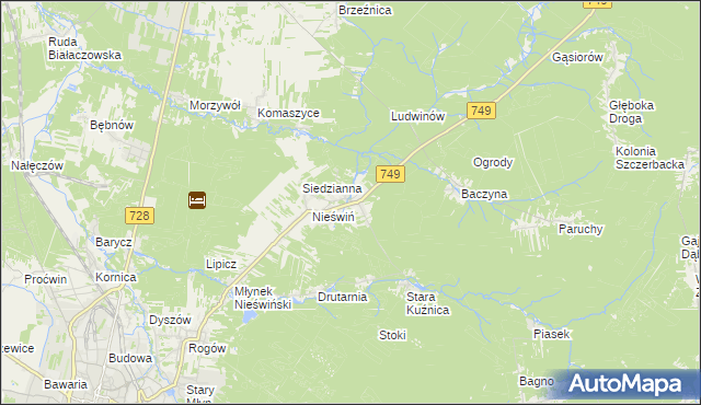 mapa Fidor, Fidor na mapie Targeo