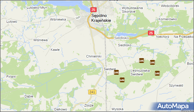 mapa Grochowiec, Grochowiec na mapie Targeo