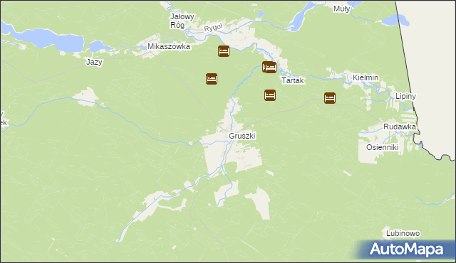 mapa Gruszki, Gruszki na mapie Targeo