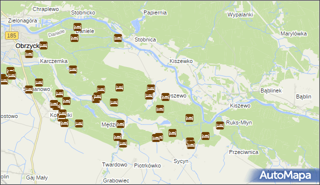 mapa Jaryszewo, Jaryszewo na mapie Targeo