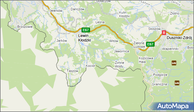 mapa Jerzykowice Małe, Jerzykowice Małe na mapie Targeo