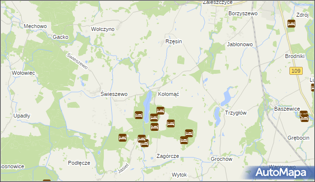 mapa Kołomąć, Kołomąć na mapie Targeo