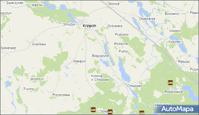 mapa Kolonia IV Chłopowo, Kolonia IV Chłopowo na mapie Targeo