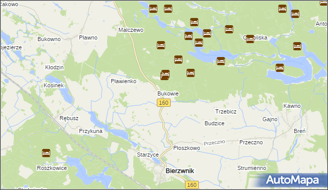 mapa Kruczaj, Kruczaj na mapie Targeo