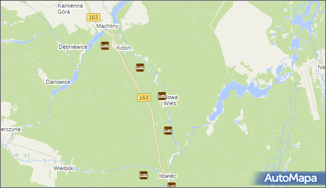 mapa Nowa Wieś gmina Czaplinek, Nowa Wieś gmina Czaplinek na mapie Targeo