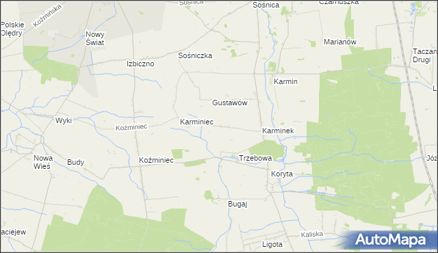 mapa Nowy Karmin, Nowy Karmin na mapie Targeo