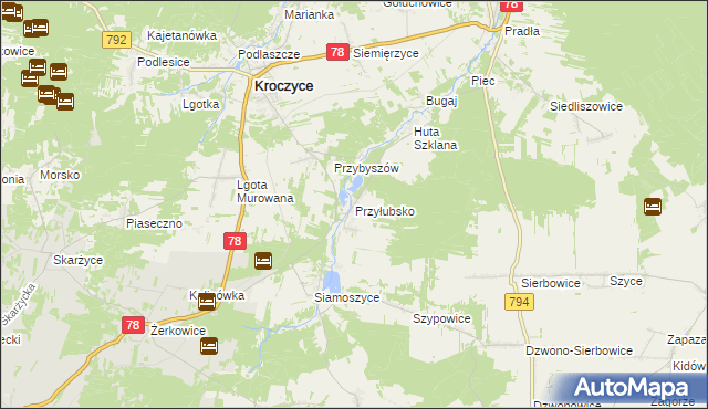 mapa Przyłubsko, Przyłubsko na mapie Targeo