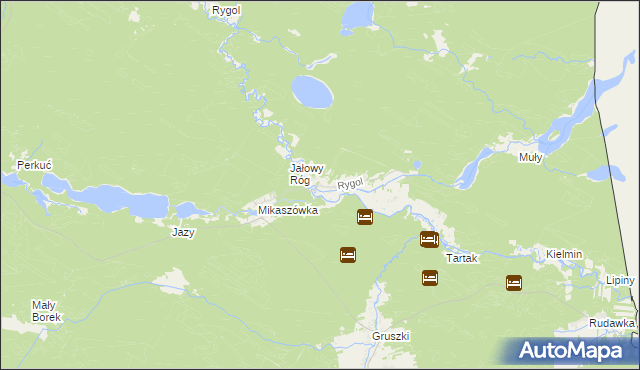 mapa Rygol, Rygol na mapie Targeo