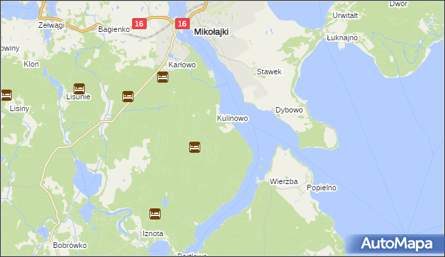 mapa Śniardewno, Śniardewno na mapie Targeo