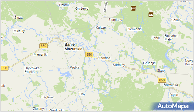 mapa Stadnica, Stadnica na mapie Targeo