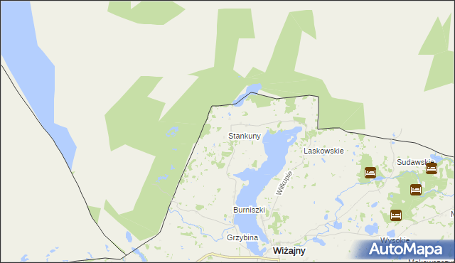 mapa Stankuny, Stankuny na mapie Targeo